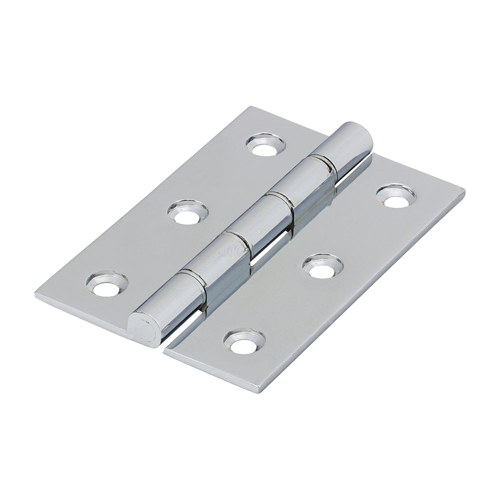 Double stainless steel washered hinges are made to a high specification from solid drawn brass with stainless steel pins to guarantee no rust and a high quality long lasting finish. They are ideal for hanging internal and external doors in domestic applications. Fixings included.