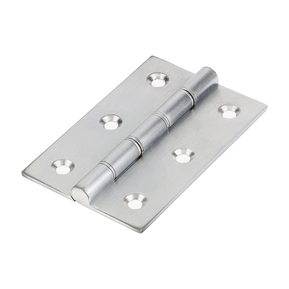 Double steel washered hinges are made to a high specification from solid drawn brass with steel pins. They are ideal for hanging internal doors in domestic applications. Featuring steel washers for long lasting operation and to prevent knuckle wear. Fixings included.