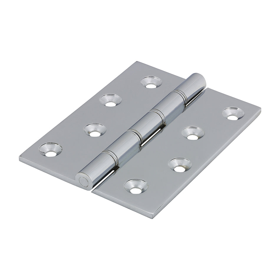 Double stainless steel washered hinges are made to a high specification from solid drawn brass with stainless steel pins to guarantee no rust and a high quality long lasting finish. They are ideal for hanging internal and external doors in domestic applications. Fixings included.