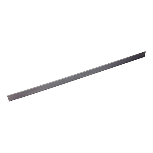 A steel bar for fitting into door sills for weather protection. Manufactured from Galvanised Steel to give a high level of corrosion resistance.