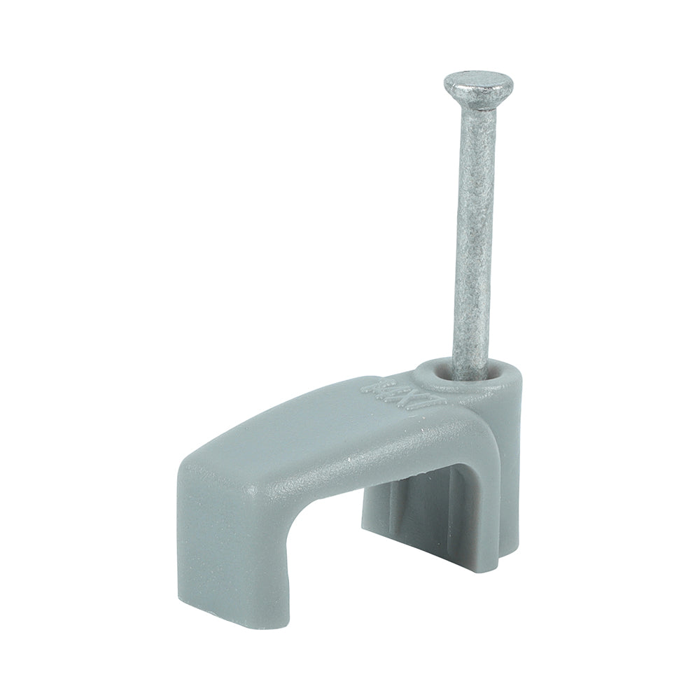 Manufactured from strong HDPE material with a hardened nail, these cable clips are designed for securing and tidying a wide range of cabling types to wood, compressed board and masonry.