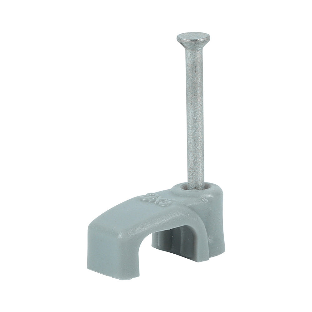 Manufactured from strong HDPE material with a hardened nail, these cable clips are designed for securing and tidying a wide range of cabling types to wood, compressed board and masonry.