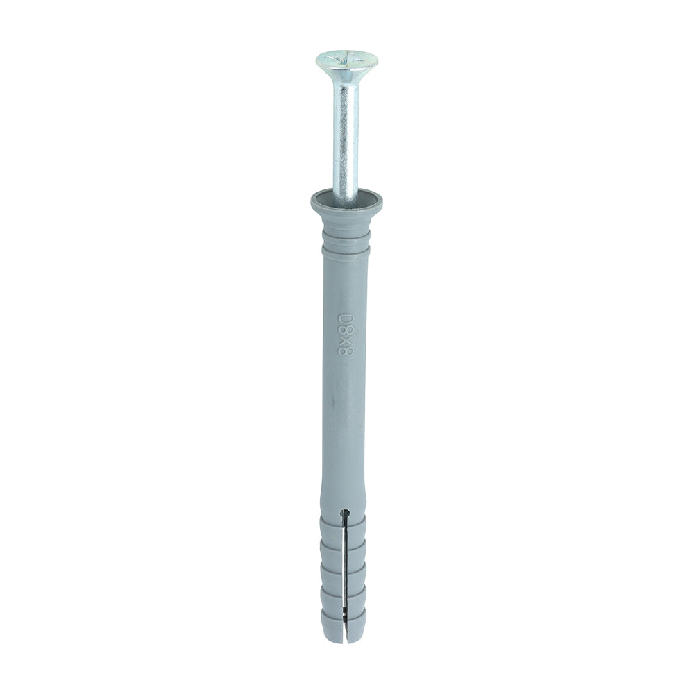 A light duty hammer-set through fixing for masonry. 
