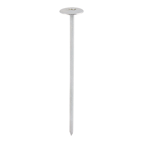 Used for securing insulation to wood. 