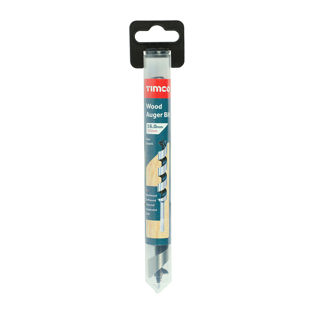 A high performance wood drill for drilling a deep hole into various types of timber. 