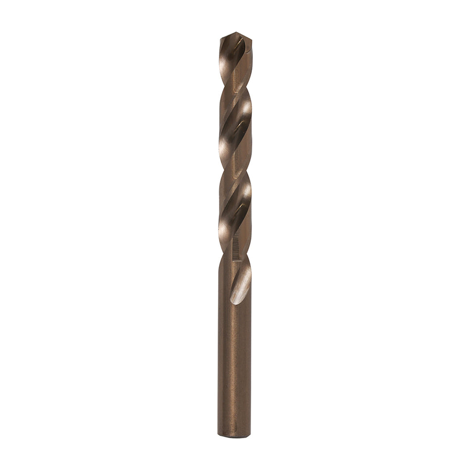 Manufactured from a high quality M35 grade steel. Ideal for drilling holes into stainless steel and other alloy materials. The 135Â° split point prevents the bit from drifting and enables faster penetration. 