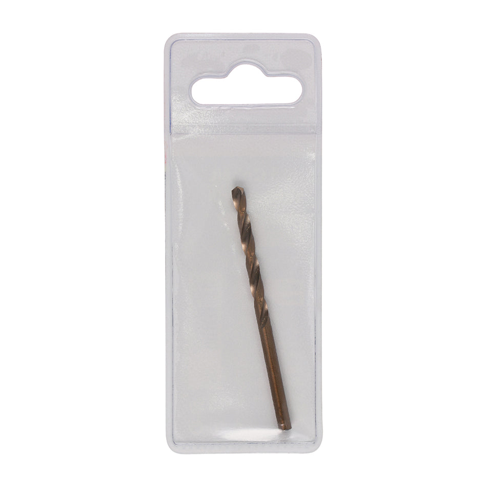 Manufactured from a high quality M35 grade steel. Ideal for drilling holes into stainless steel and other alloy materials. The 135Â° split point prevents the bit from drifting and enables faster penetration. 