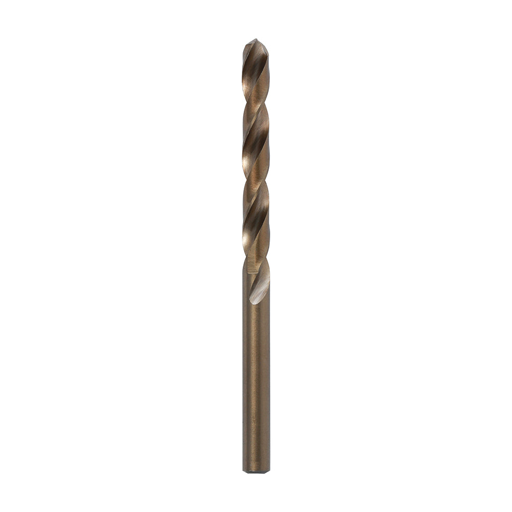 Manufactured from a high quality M35 grade steel. Ideal for drilling holes into stainless steel and other alloy materials. The 135Â° split point prevents the bit from drifting and enables faster penetration. 