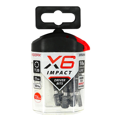 This new generation of impact driver technology has embraced the very latest in metallurgy research. The metal composition has been designed to handle the most demanding impact driving applications, optimum durability and unbeatable break resistance. 