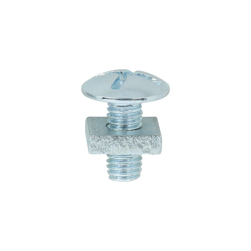 Manufactured with a large flat head, which distributes the load across the fixing to increase the clamping effectiveness. Making it ideal for clamping thin sheet metal, plastic and wood. 