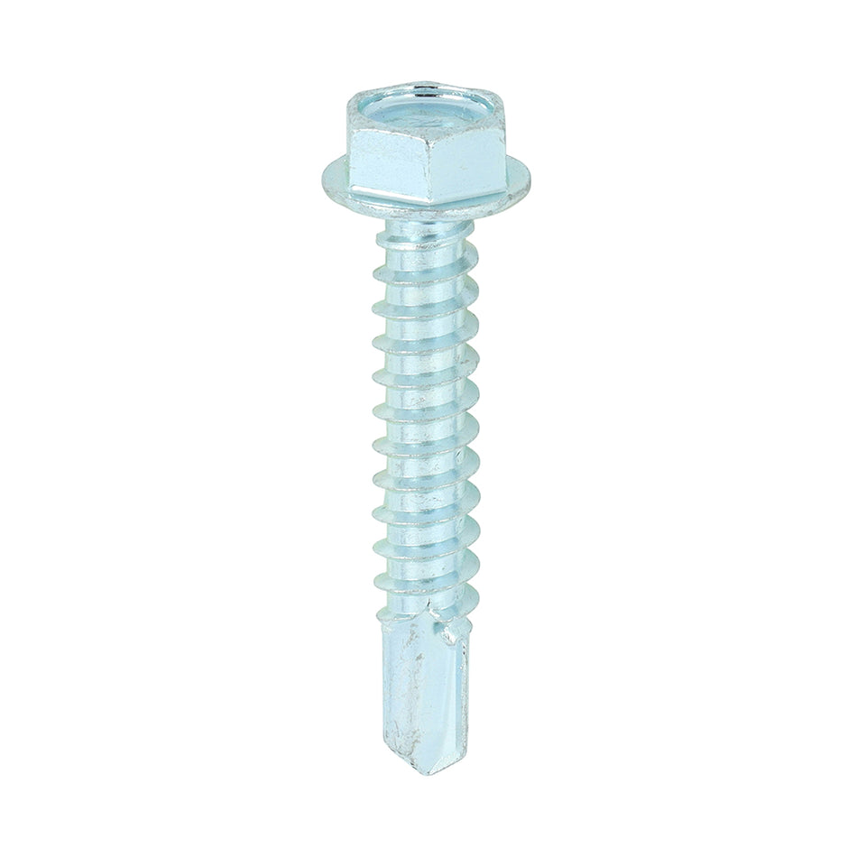 Hex head self-drilling screws, for joining roofing sheets to light section steel (Max. 5.0mm) without the need to pre-drill a hole.