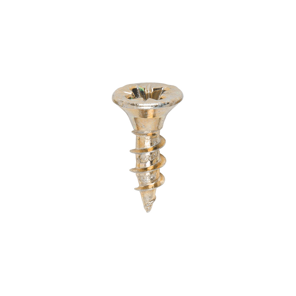 A single thread woodscrew mainly used in various types of timber and man-made boards or into masonry with the use of a plastic plug. 