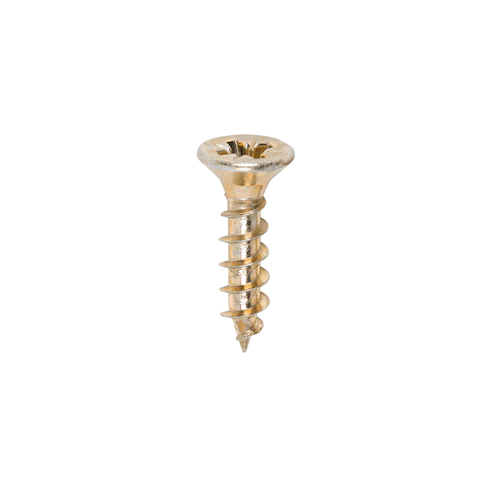 A single thread woodscrew mainly used in various types of timber and man-made boards or into masonry with the use of a plastic plug. 