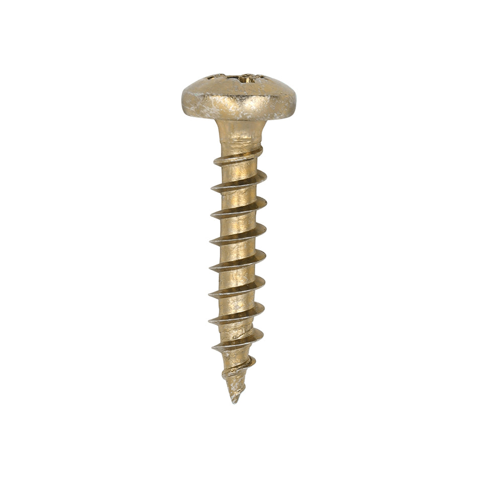Specifically designed as a multi-purpose product, the 25Â° sharp point, special thread design, lubrication and corrosion resistant plating ensures the screw will consistently perform efficiently in hardwood, chipboard, MDF, plastic and thin sheet metal, whilst offering exceptional holding power. NOTE: Sharp point only.