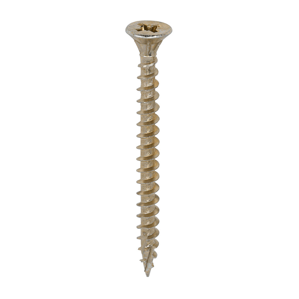 A premium multi-material screw featuring the award winning C2 twin-cut technology. The dual angle full thread design ensures maximum pull-out strength on every fixing. Ideal for applications when optimum holding force is required such as hinges, brackets and high load environments.