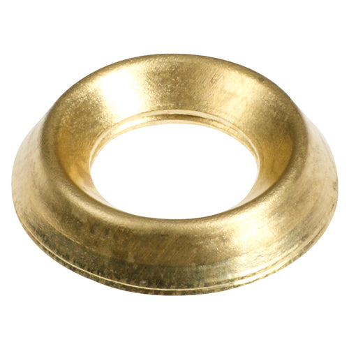 A surface screw cup designed to allow the head of the screw to sit proud giving a decorative finish. 