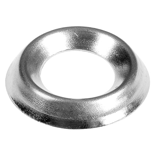 A surface screw cup designed to allow the head of the screw to sit proud giving a decorative finish. 