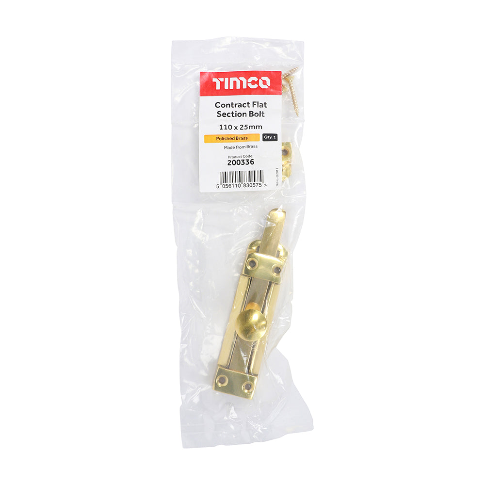 A decorative bolt for securing flush mounted doors. Commonly fitted to french doors.