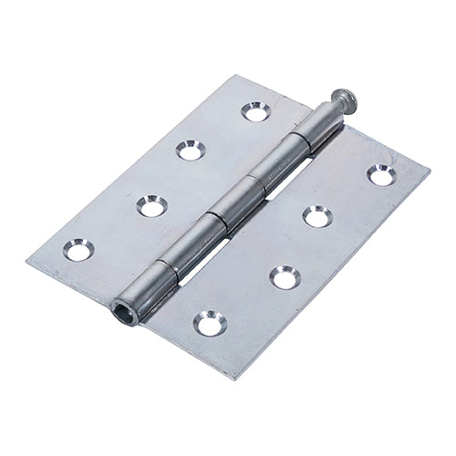 Cranked steel butt hinges with a loose pin that are ideal for use on light duty internal applications.  The hinge features a removable pin to enable quick door hanging and removal at a later date.