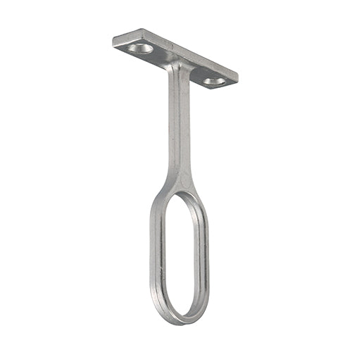 Acts as a mid support for tube in wardrobes and other shopfitting applications. Ideal for longer lengths of tube providing additional support to stop the tube from bending or breaking. Fixings included.