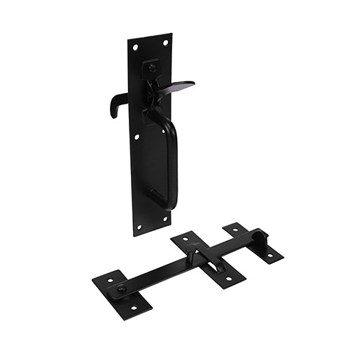 For use on light domestic gates. External handle allows gate to be opened from the outside. Fixings not included.  