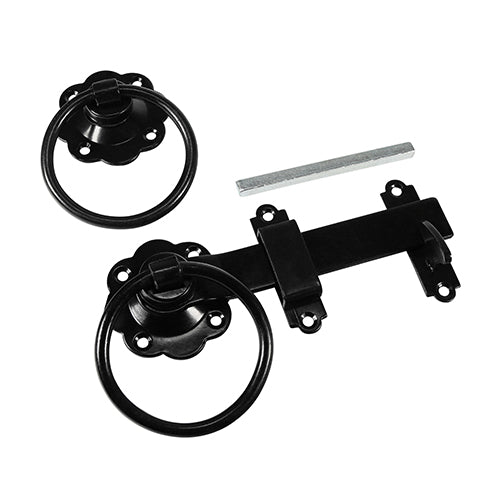 For use on light domestic gates. External handle allows the gate to be opened from the outside. Fixings not included.  