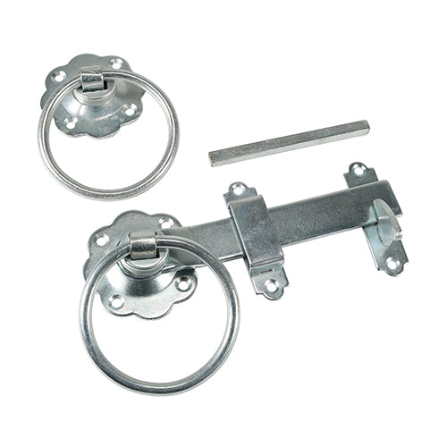 For use on light domestic gates. External handle allows the gate to be opened from the outside. Fixings not included.  
