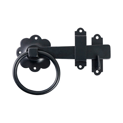For use on light domestic gates. External handle allows the gate to be opened from the outside. Fixings included. 