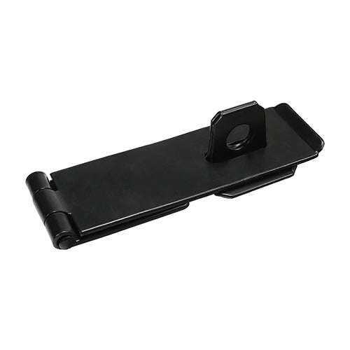 A low security hasp and staple for light domestic gates and shed doors. Fixings not included.  