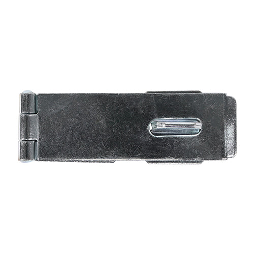 A low security hasp and staple for light domestic gates and shed doors. Fixings not included.  