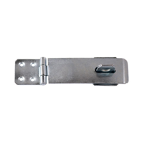 A low security hasp and staple for light domestic gates and shed doors. Fixings included. 