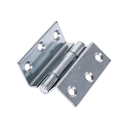Stormproof hinges are designed to fit into the rebate of a stormproof casement frame and allow the casement to pivot away from the frame.