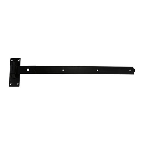 The straight pattern hook and band hinges are for hanging the door or gate in front of the frame or post. They are ideal for heavy weight, high use doors, gates, garages and stables in domestic and agricultural applications. Depending on the weight distribution of the gate, the top or bottom pin can be mounted upside down to prevent unwanted removal of the gate. NOTE: Doors/gates over 2130mm / 7ft height, should be fitted with a third hinge to p