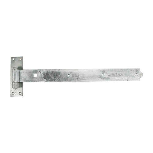The straight pattern hook and band hinges are for hanging the door or gate in front of the frame or post. They are ideal for heavy weight, high use doors, gates, garages and stables in domestic and agricultural applications. Depending on the weight distribution of the gate, the top or bottom pin can be mounted upside down to prevent unwanted removal of the gate. NOTE: Doors/gates over 2130mm / 7ft height, should be fitted with a third hinge to p