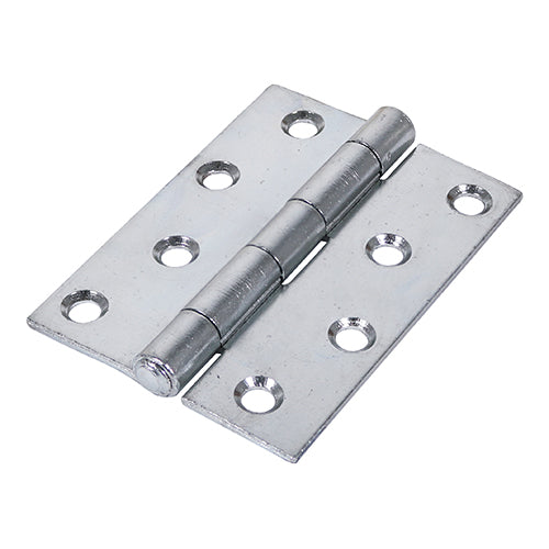 Heavy duty cranked steel butt hinges with a fixed pin are manufactured from a thicker gauge of steel and are ideal for use on heavy duty internal doors.